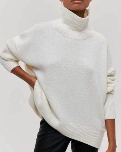 Women’s Oversized Turtleneck Sweater | Belluvyn