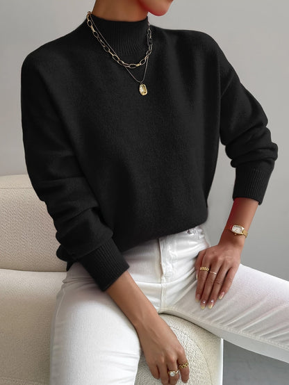 Women's Elegant Turtleneck Sweater | Belluvyn