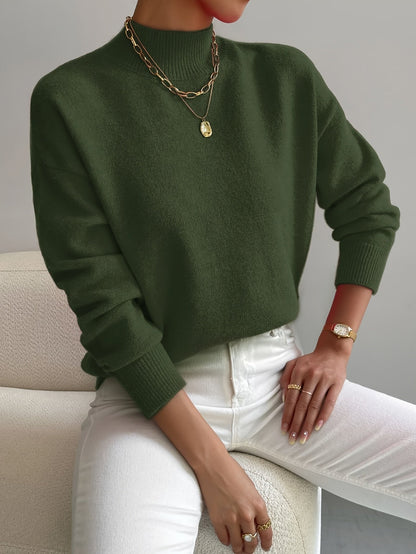 Women's Elegant Turtleneck Sweater | Belluvyn