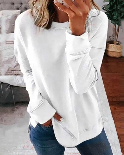Women’s Relaxed Fit Crew Neck Sweatshirt | Belluvyn