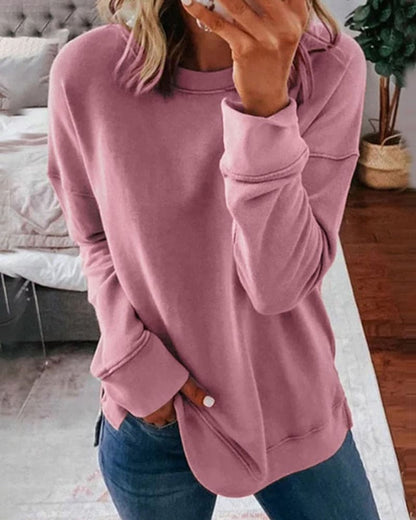 Women’s Relaxed Fit Crew Neck Sweatshirt | Belluvyn