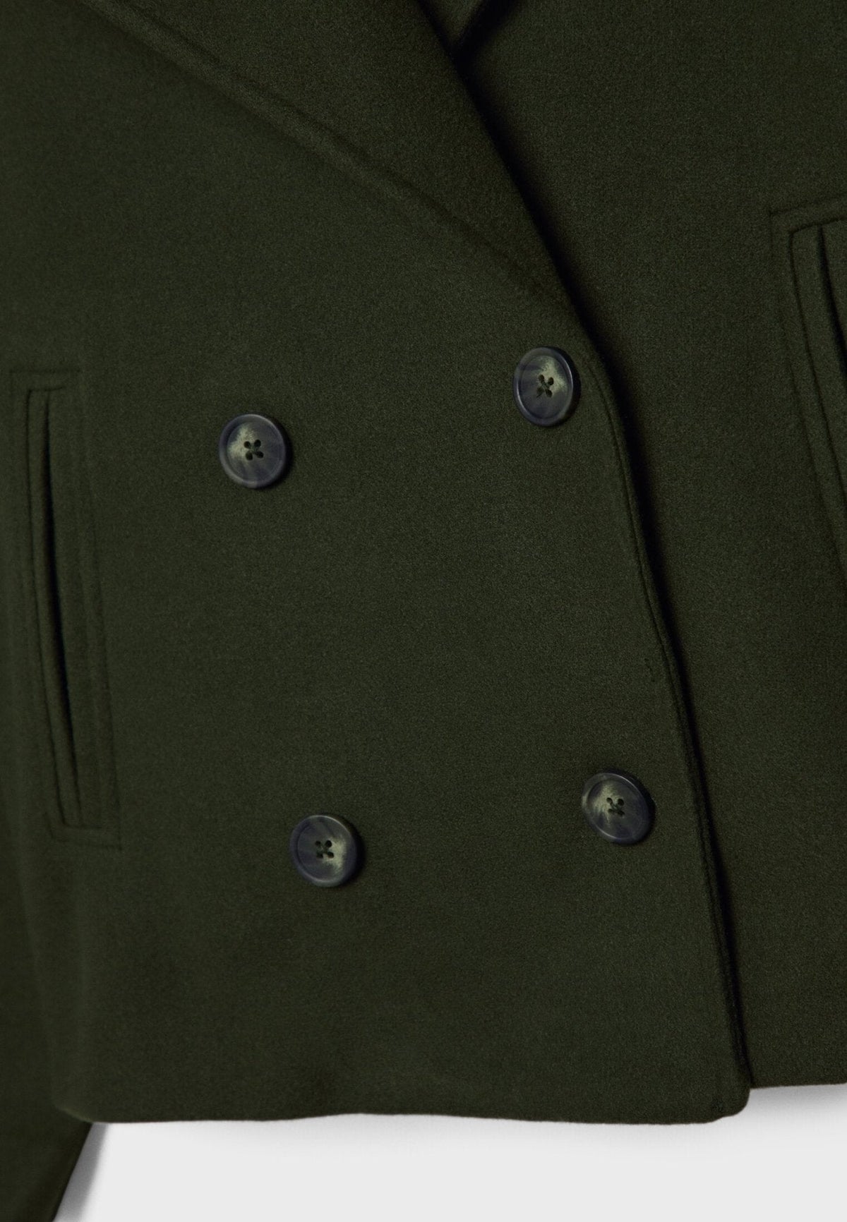 Women's Cropped Double-Breasted Jacket | Belluvyn