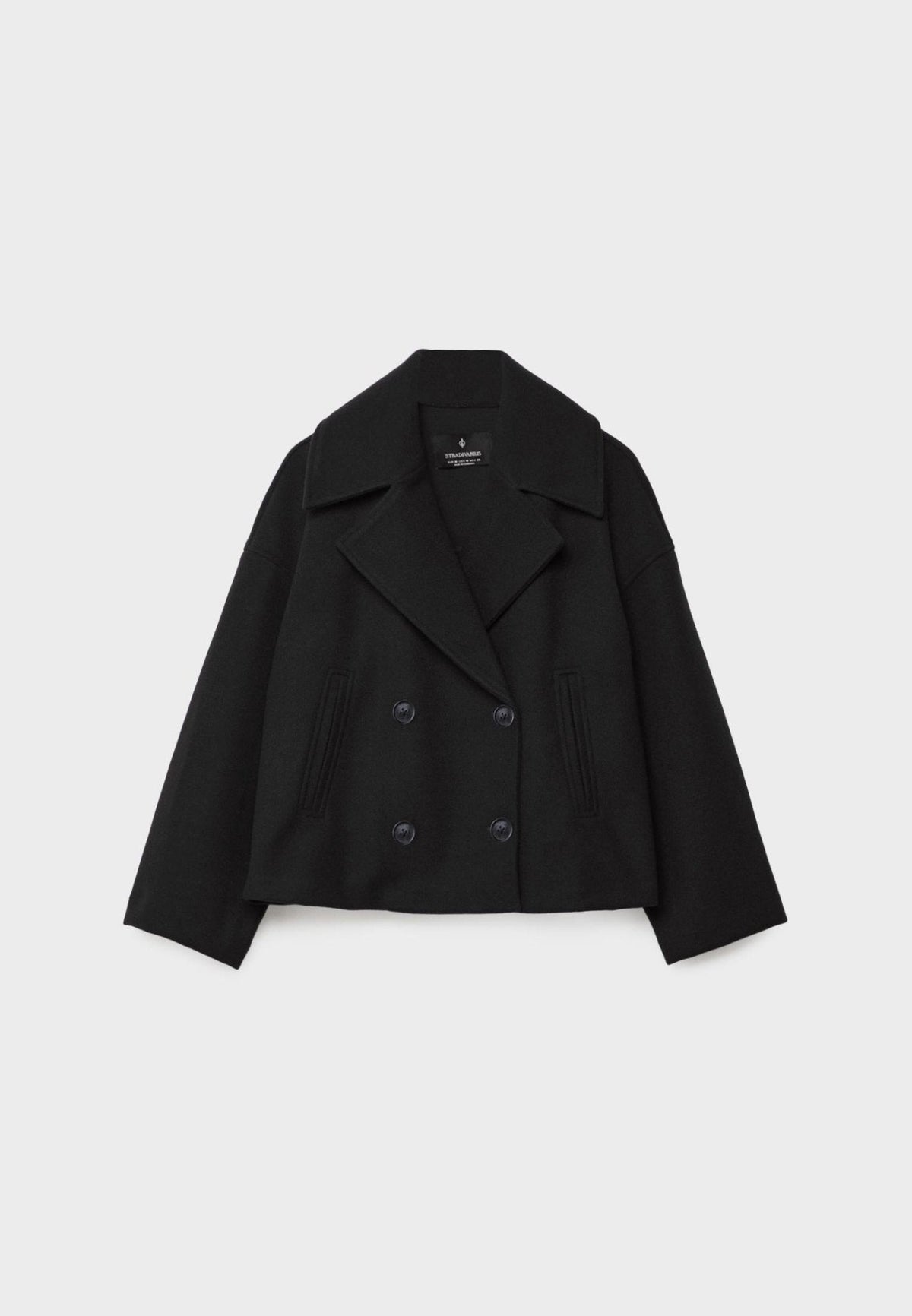 Women's Cropped Double-Breasted Jacket | Belluvyn