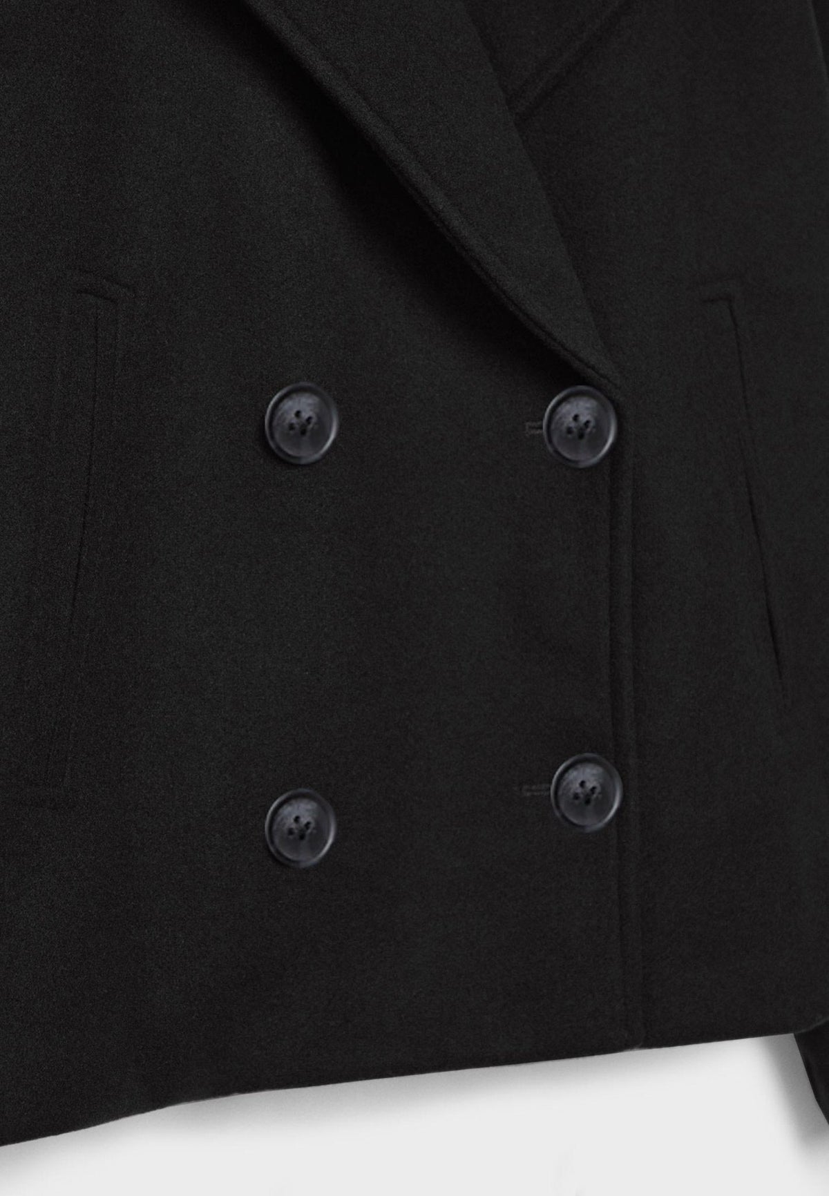 Women's Cropped Double-Breasted Jacket | Belluvyn