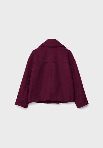 Women's Cropped Double-Breasted Jacket | Belluvyn