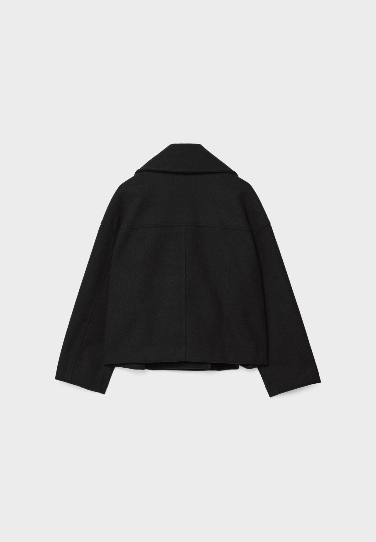 Women's Cropped Double-Breasted Jacket | Belluvyn
