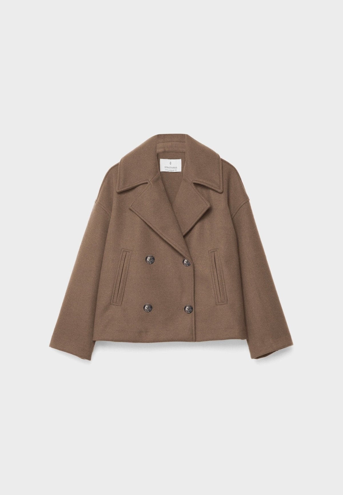 Women's Cropped Double-Breasted Jacket | Belluvyn
