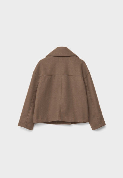 Women's Cropped Double-Breasted Jacket | Belluvyn