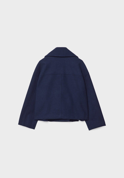 Women's Cropped Double-Breasted Jacket | Belluvyn