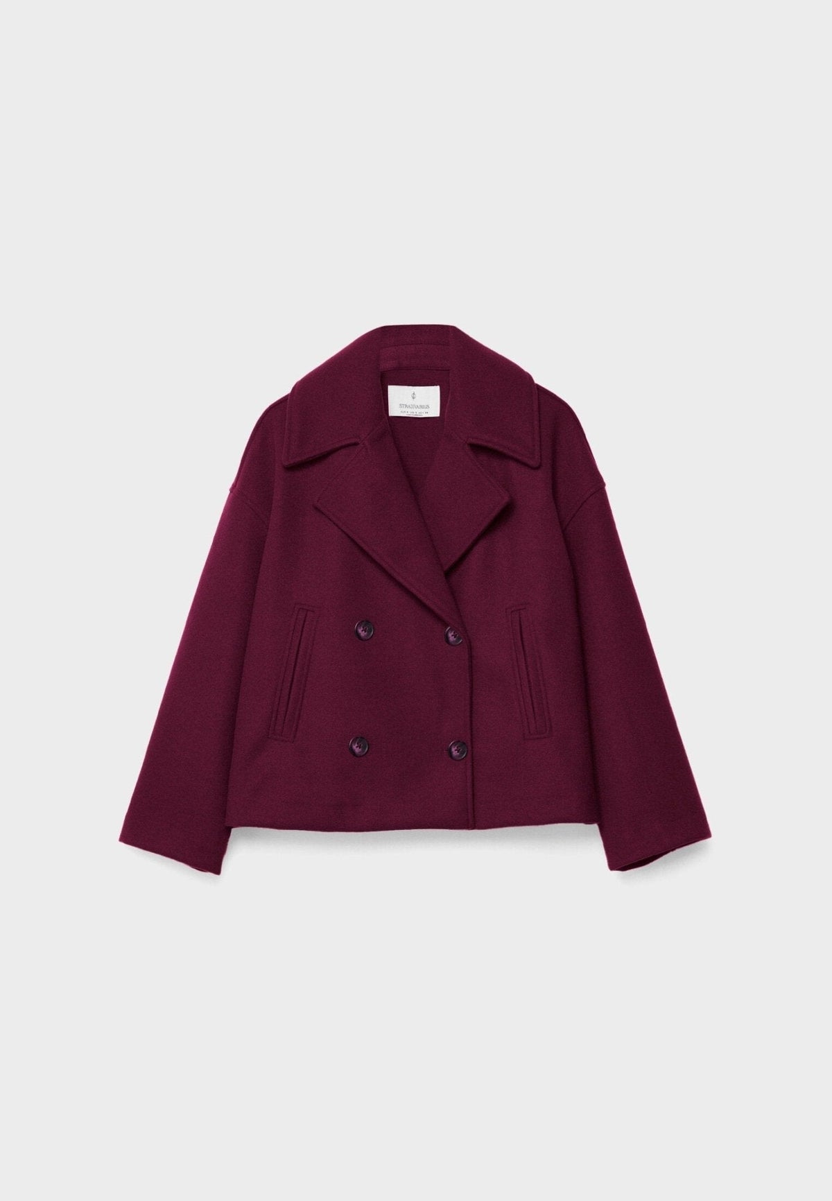 Women's Cropped Double-Breasted Jacket | Belluvyn
