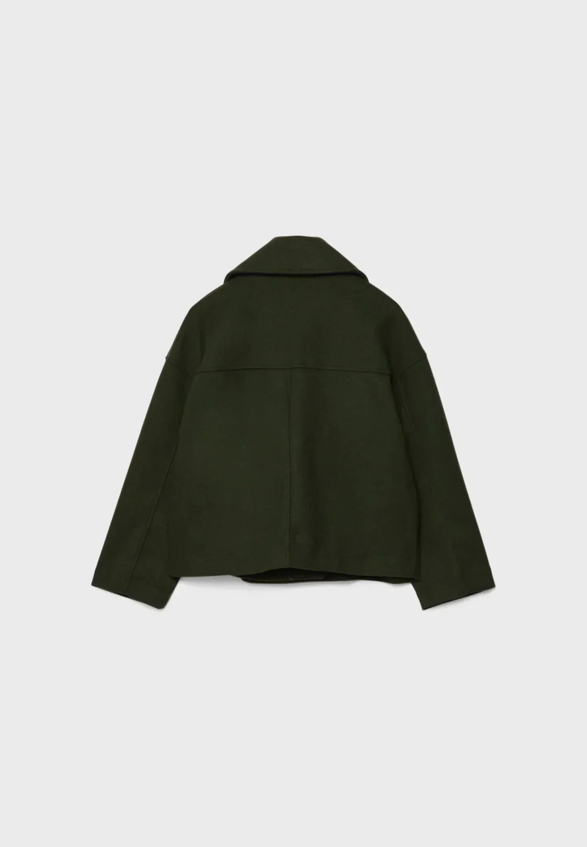 Women's Cropped Double-Breasted Jacket | Belluvyn