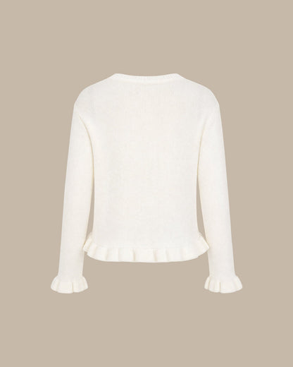 Women's Single Structured Breasted Knit Cardigan | Belluvyn