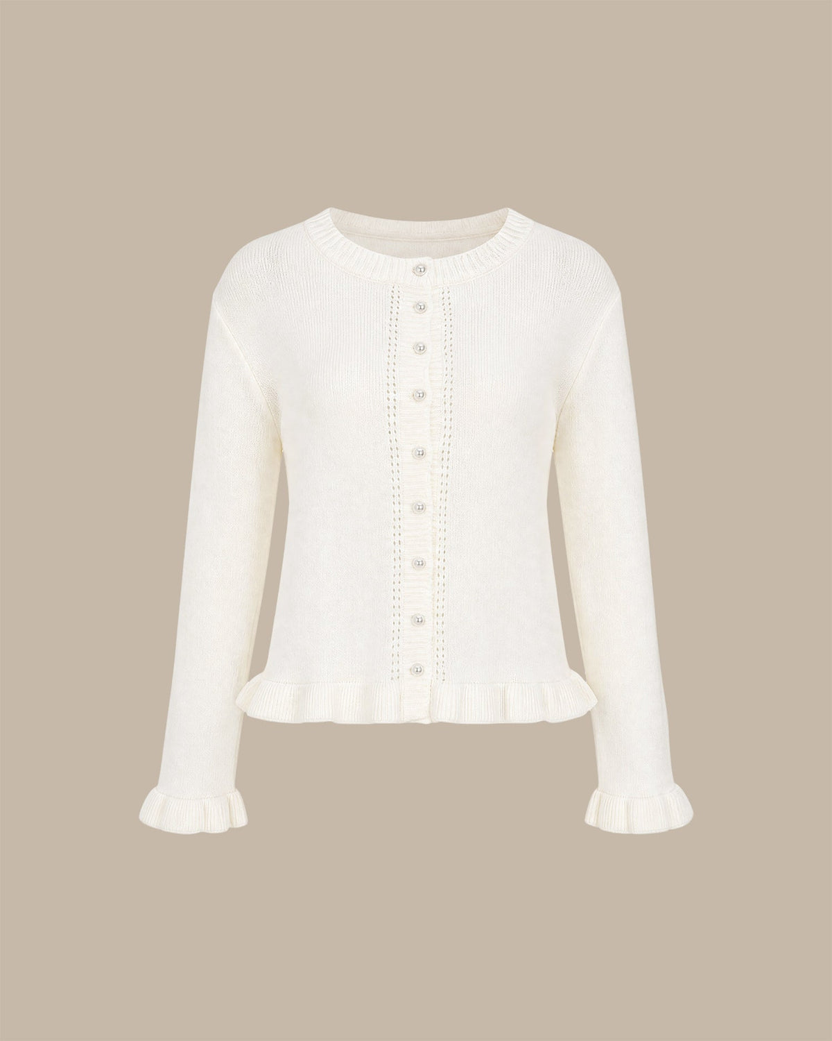 Women's Single Structured Breasted Knit Cardigan | Belluvyn