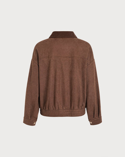 Women's Zipper Button Jacket | Belluvyn