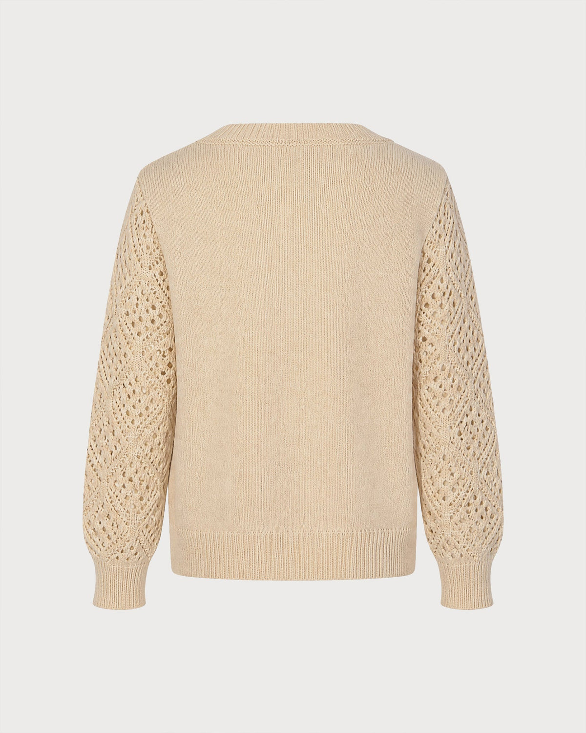 Women's Textured Cut Out Knit Sweater | Belluvyn