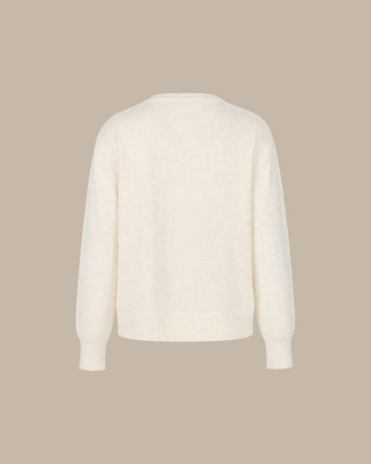 Women's Round Neck Button Knit Cardigan | Belluvyn