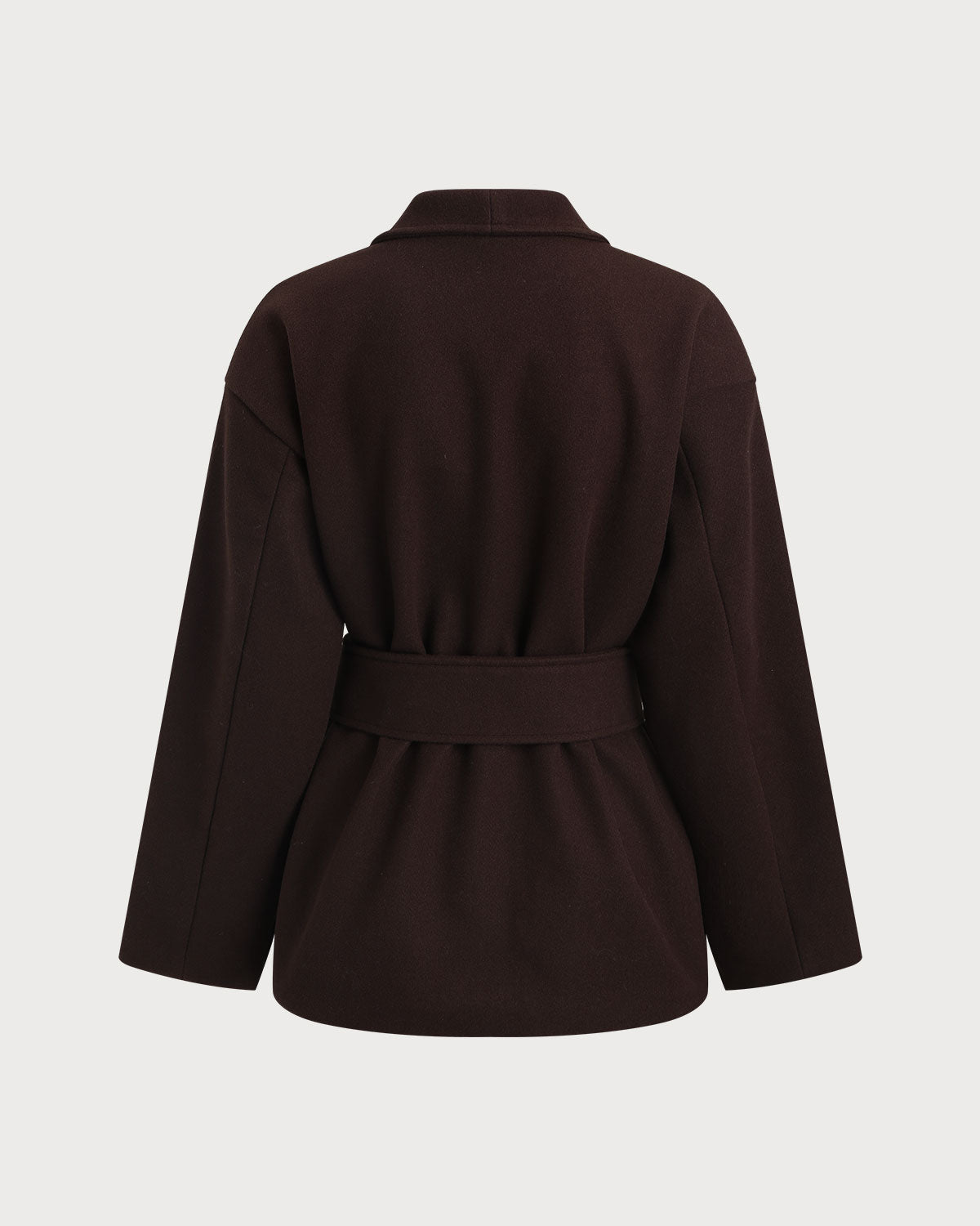 Women's Belted Shawl Collar Coat | Belluvyn