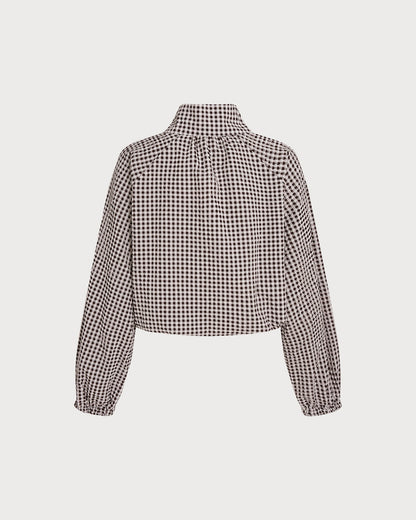 Women's Single Breasted Plaid Jacket | Belluvyn