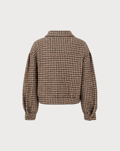 Women's Geometric Button Jacket | Belluvyn