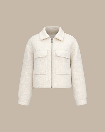 Women's Zipper Pockets Jacket | Belluvyn