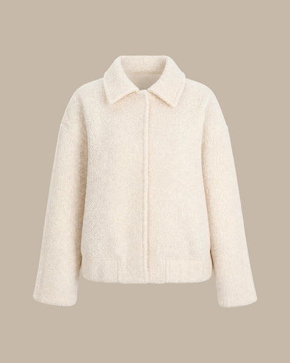 Women's Apricot Single Breasted Jacket | Belluvyn