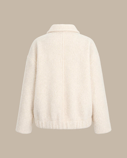 Women's Apricot Single Breasted Jacket | Belluvyn