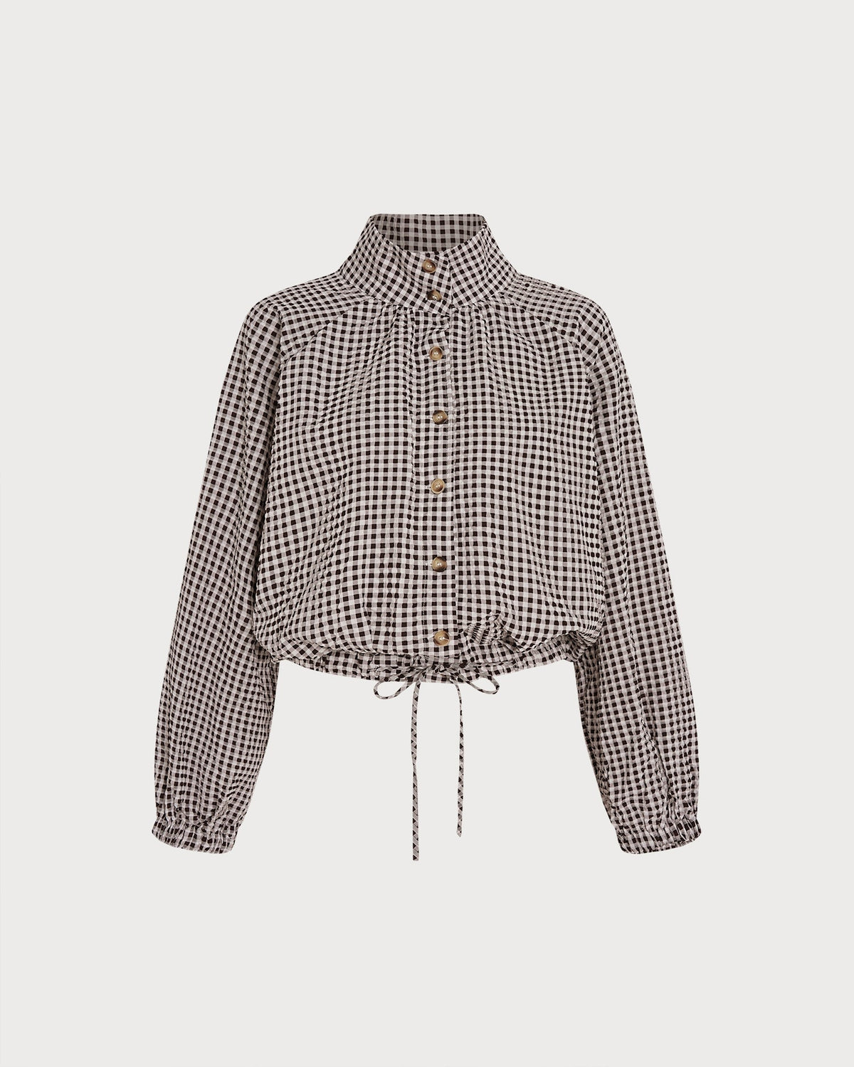 Women's Single Breasted Plaid Jacket | Belluvyn