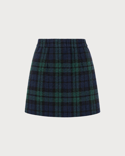 Women's Elastic Waist A-Line Mini Skirt | Belluvyn