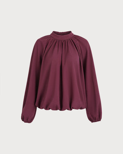 Women's Turtleneck Raglan Sleeve Tee | Belluvyn