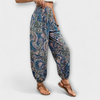 Women's Boho Printed Harem Pants | Belluvyn