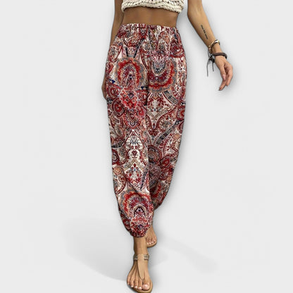 Women's Boho Printed Harem Pants | Belluvyn