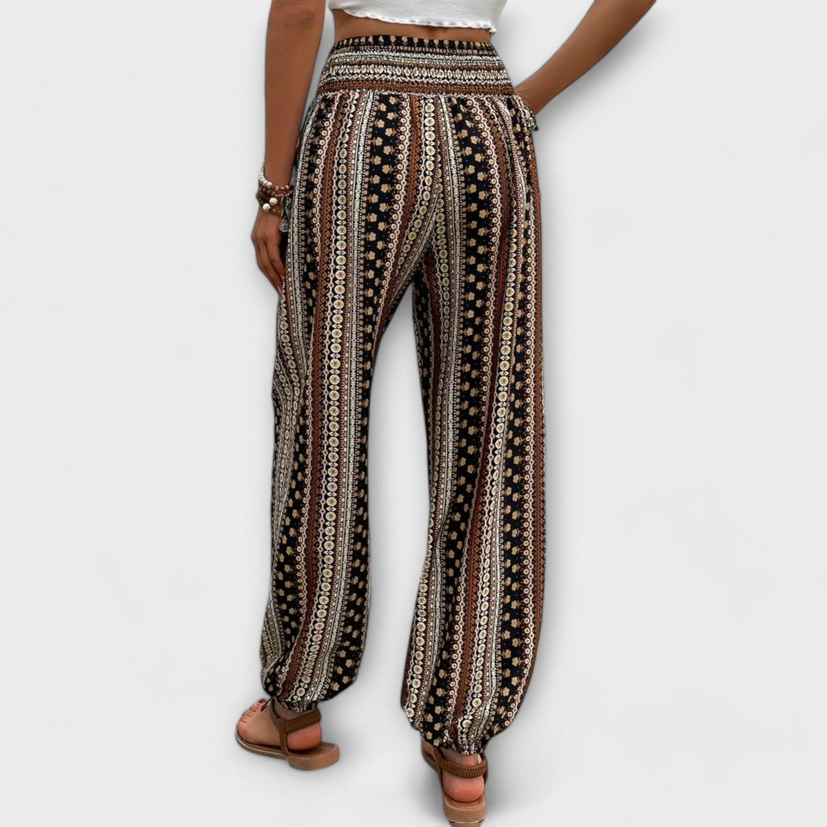 Women's Boho Printed Harem Pants | Belluvyn