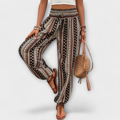 Women's Boho Printed Harem Pants | Belluvyn