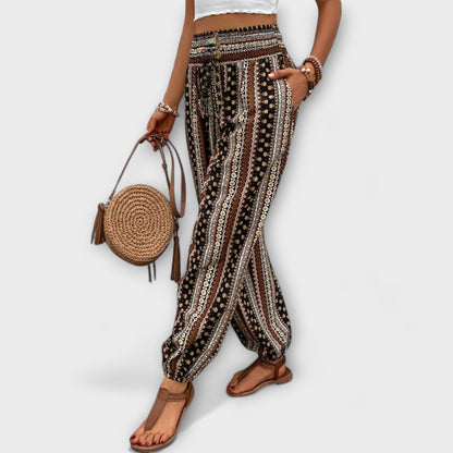 Women's Boho Printed Harem Pants | Belluvyn