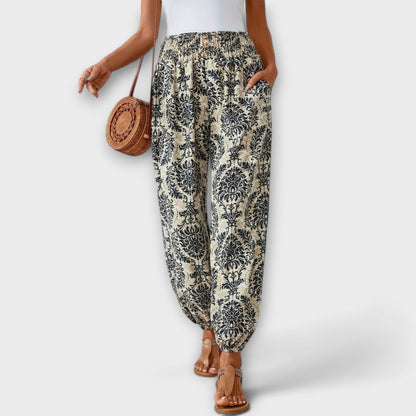 Women's Boho Printed Harem Pants | Belluvyn